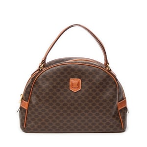 Celine Dome Top Handle  en Marrón Lona recubierta