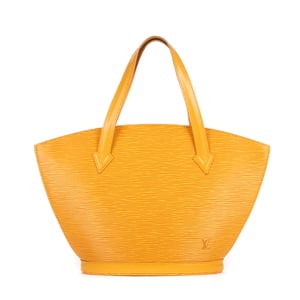 Louis Vuitton St-Jacques PM en Amarillo Piel de becerro