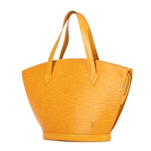 Louis Vuitton St-Jacques PM en Amarillo Piel de becerro