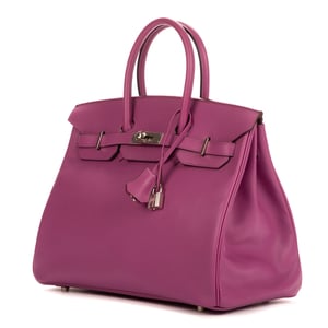 Hermès Birkin 35 en Ciclamen Piel de becerro