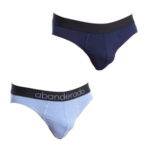 Pack-2 Slips Sensitive Bambú A0C7L para Hombre