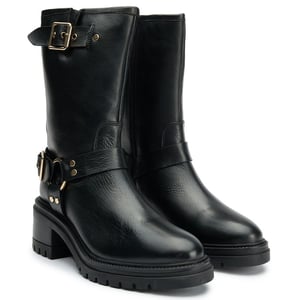 Botas de motorista grunge de suela