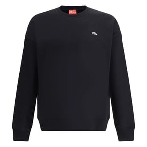 Sudadera Negra Con Logo Pequeño De Diesel