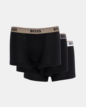 Bañadores Ajustados en Negro (Paquete de 3)