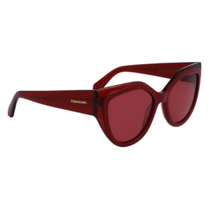 Gafas de sol de acetato rojo