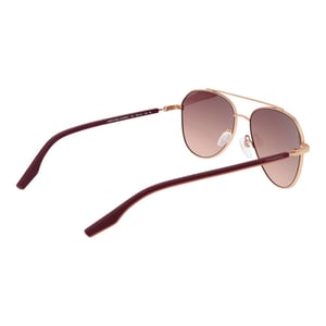 Gafas de sol de goma color rosa dorado