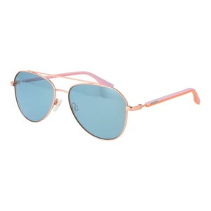 Gafas de sol de goma en oro rosa