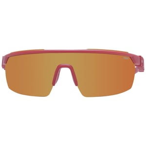 Gafas de sol deportivas con marco rojo