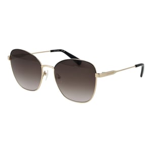 Gafas de sol de metal dorado