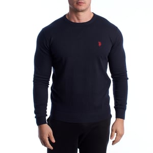Suéter de punto de cuello redondo para hombre US40173038