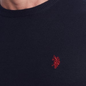 Suéter de punto de cuello redondo para hombre US40173038