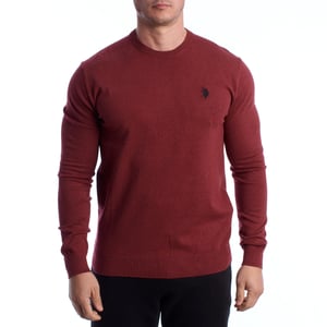 Suéter de punto para hombre de cuello redondo US40173035