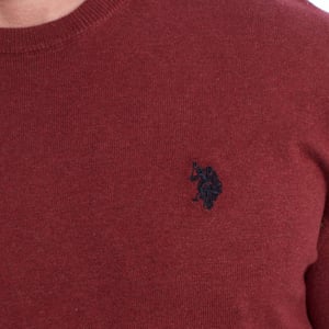 Suéter de punto para hombre de cuello redondo US40173035