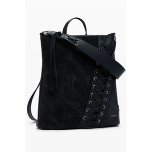 Mochila de mujer negra de polietileno Desigual
