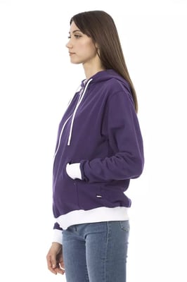 Sudadera con cremallera púrpura