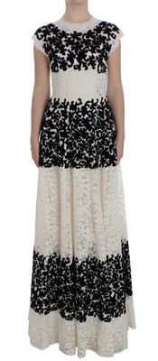 Vestido Maxi de Encaje Floral