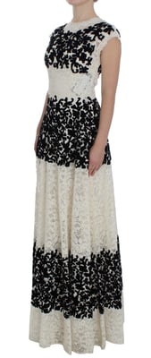 Vestido Maxi de Encaje Floral
