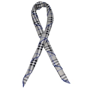 Fular de Seda Gris