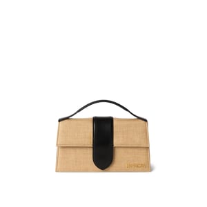 Jacquemus Le Grand Bambino Bolsa de Rafía