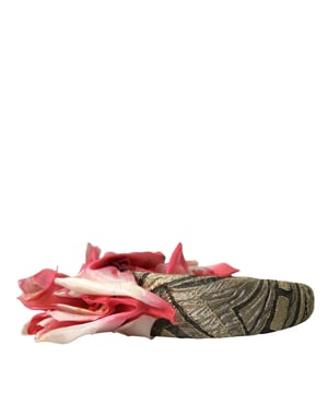 Diadema de Seda Multicolor con Apliques Florales para Mujeres