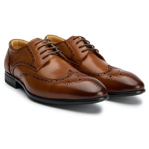 Sole Ldn Wide Fit Brogue Zapatos