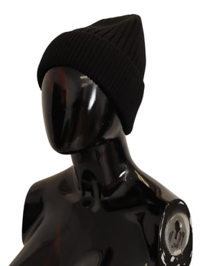 Gorro de lana de punto de cable elegante de Dolce & Gabbana con forro de forro polar para mujer