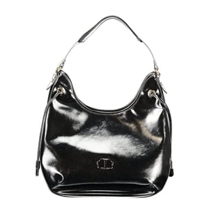 Bolso de mano de polietileno negro