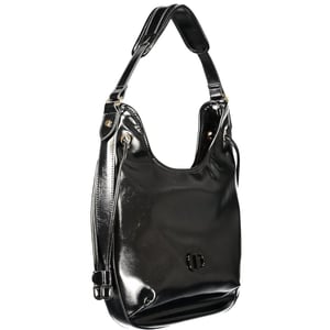 Bolso de mano de polietileno negro