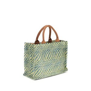 Bolso de Tela Multicolor con Asa