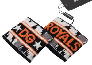 Conjunto de Dos Piezas Naranja y Gris Banda de Muñeca DG Royal