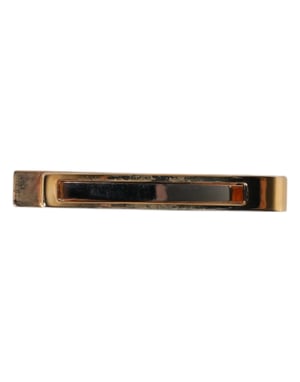 Clip de corbata de bronce dorado multicolor