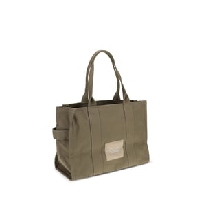 Bolso de hombro de algodón verde