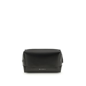 Bolso de Hombro de Cuero de Ternera Negro Bos Taurus