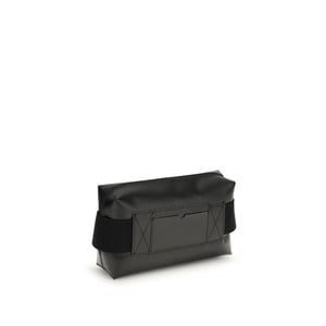 Bolso de Hombro de Cuero de Ternera Negro Bos Taurus