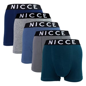 Paquete de 5 Bóxers para Hombre DILLOW - Ropa Interior Diaria de Algodón Suave y Transpirable