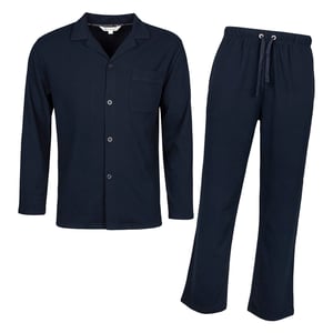 Conjunto de Pijama Térmico para Hombre con Camisa de Manga Larga y Pantalones para Noches Frías