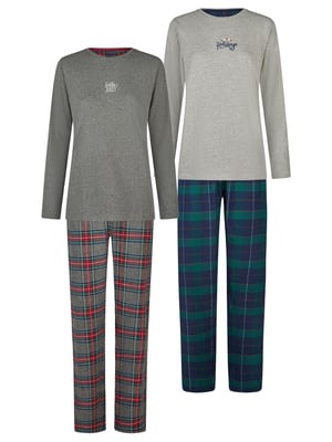 Happy Shorts Mujeres Pijama Christmas