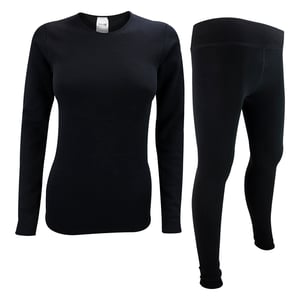 Camiseta Térmica de Manga Larga para Dama y Leggings Térmicos para Invierno