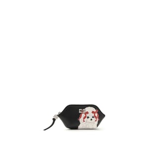 Cartera de poliéster negra
