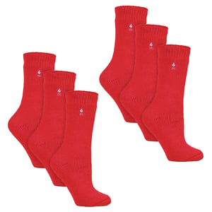6 Pares de Calcetines Térmicos Originales para Damas de Invierno Gruesos