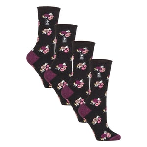 4 Pares de Calcetines Térmicos UltraLivianos para Mujeres