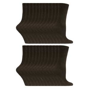 24 Pares de Calcetines de Vestir de Algodón Rico para Dama