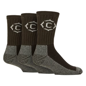 Calcetines de senderismo para hombre, gruesos, duraderos y acolchados, con talón y puntera reforzados.
