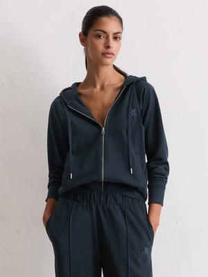 Marc O'Polo Mujeres Chaqueta de chándal con capucha Thick Jersey