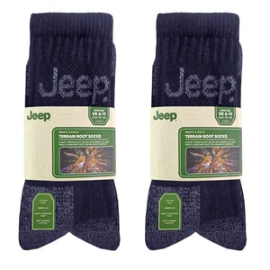 6 Pares de Calcetines de Senderismo de Algodón Acolchados de Lujo para Hombre