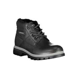 Botas de tobillo para hombre de cuero sintético negro Ca25370