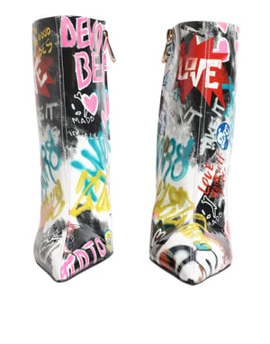 Botines Graffitiprint Estilo Dg