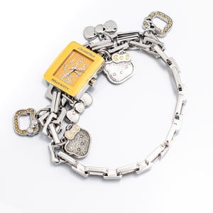 Reloj de pulsera con charm de Hello Kitty