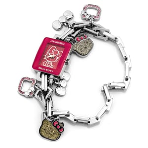Reloj de pulsera con charm de Hello Kitty