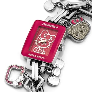 Reloj de pulsera con charm de Hello Kitty